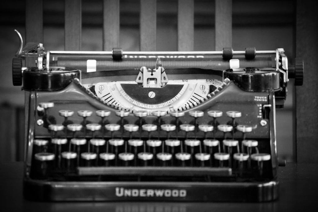 Vintage Underwood typewriter